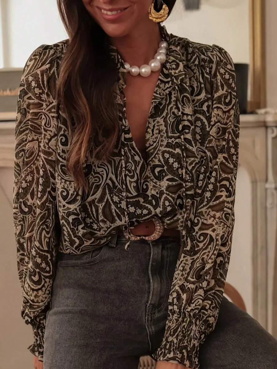 Blouse casual large — pour tous les jours