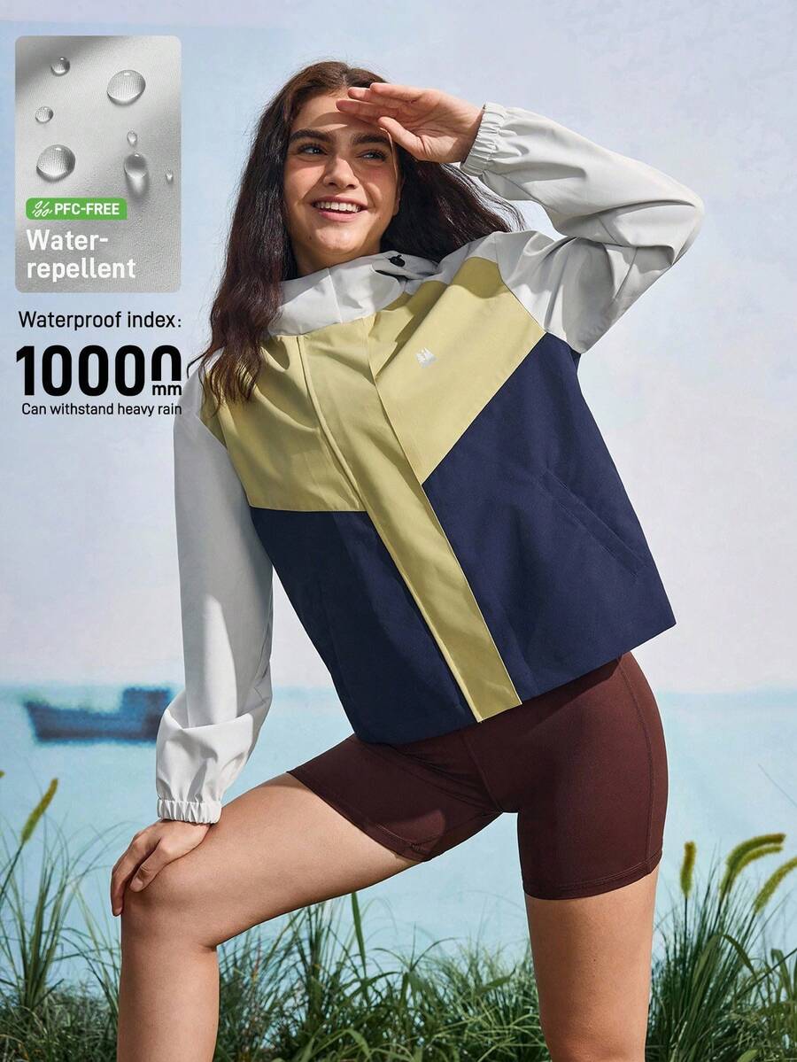 Veste large jaune citron femme — col capuche