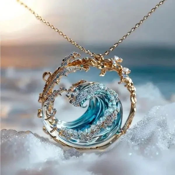 Collier femme serment océan – disponible en or ou argent