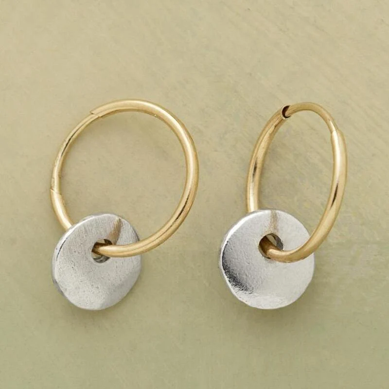 Boucles d'oreilles femme créoles – finition artisanale